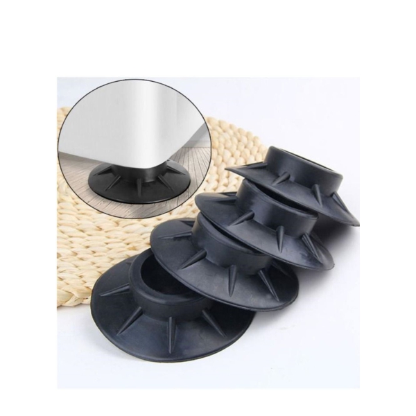 4Pcs Anti-Vibration Washing Machine Feet Pads Office Chair Furniture Protector Roller Feet Mat