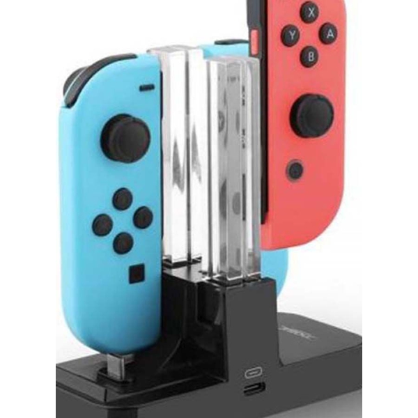 4-In-1 Nintendo Switch Joy-Con Charging Dock -wired