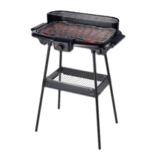 Kion Open Electric Grill Food 2000 Watt With Stand Black