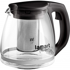 Lamart Water Heating Jug 1.1 Liter Transparent Black