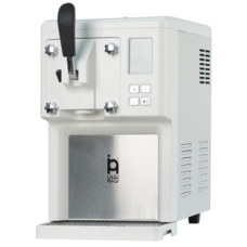 The Ice Cream Maker And Machine From Naqi Operates On Freon Gas In A Modern White Color