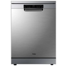 Haier Free Standing Dish Washer 15 Place 10 Program Silver