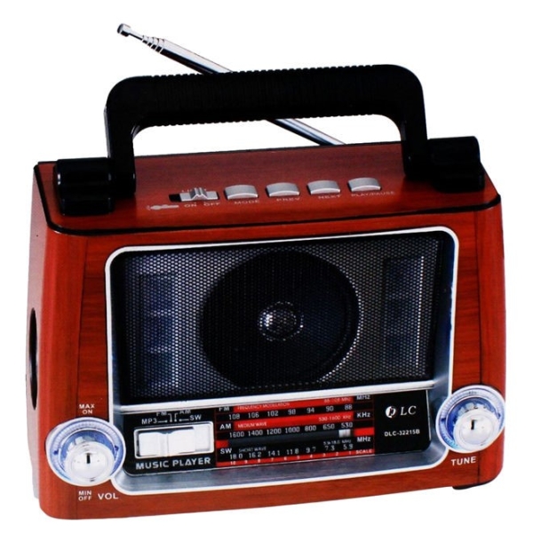 مكبر صوت محمول دي ال سي بلوتوث مع راديو متعدد الالوان