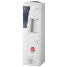 Nikai Standing Water Dispenser Top Load Hot-Cold 1 Tap With Refrigerator Unit White