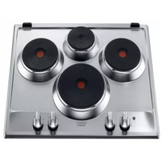 Ariston Built In Surface Plate 60 Cm Electricity 4 Burner Stone Manual Steel Italy