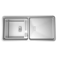 Rodi Vision Rectangle 1 Slot With Cover Glass 40X52.5X110 Cm Made Of High Quality Materials Steel Portugal