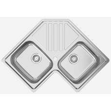 Rodi Inset K.Sinks Triangle 2 Slot 83X83 Cm Made Of High Quality Materials Steel Portugal