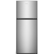 Hisense Top Mount Refrigerator 2 Doors No Frost 16.4 Cu.Ft 466 Liter Steel