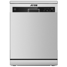 Arrow Free Standing Dish Washer 14 Places 6 Program Silver