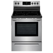 Frigidaire Free standing Cooker Electric 76×65 Cm 5 Burner Iron Multi Function Safety Steel